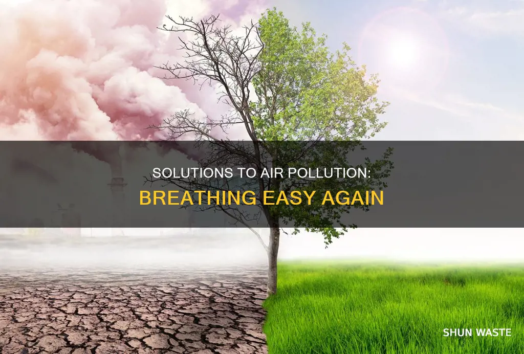 what are solution of air pollution
