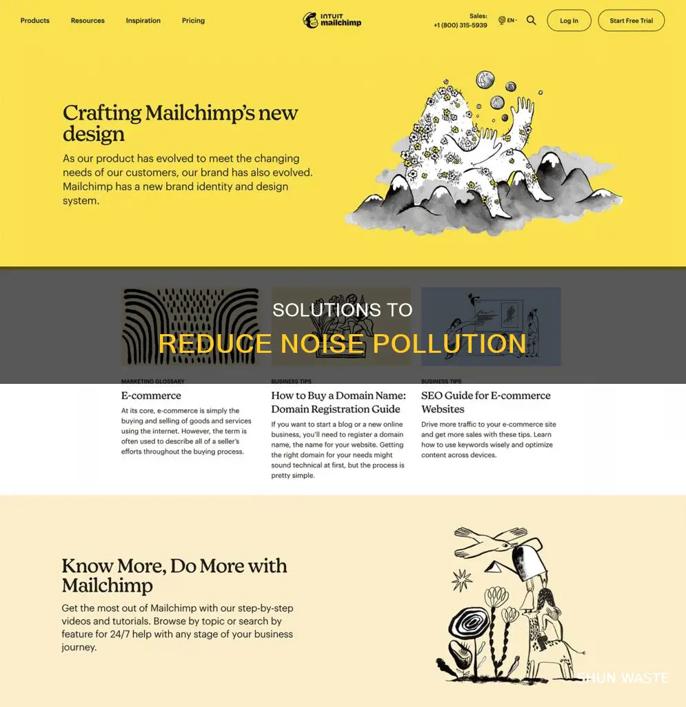 what are solutions to noise pollution