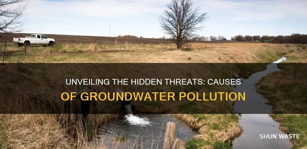 what are some causes of groundwater pollution