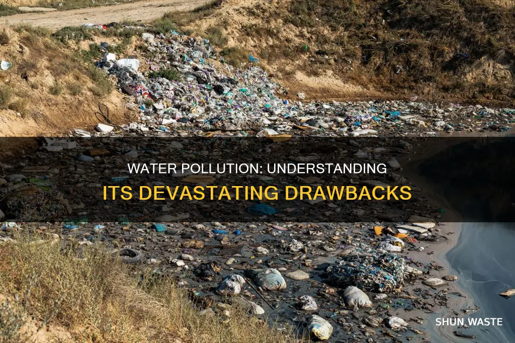 what are some disadvantages of water pollution