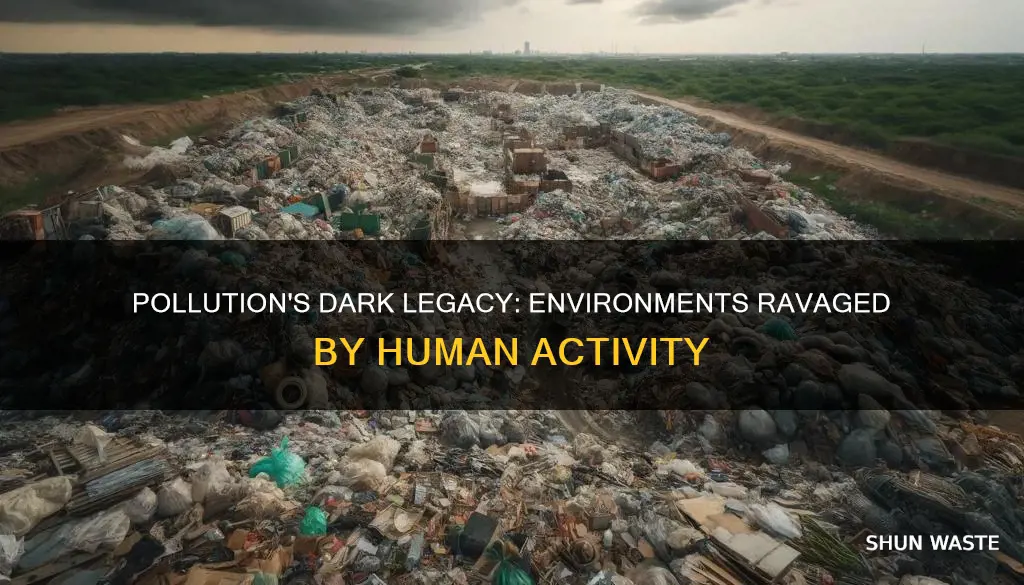 what are some enviroments that have suffered negative pollution