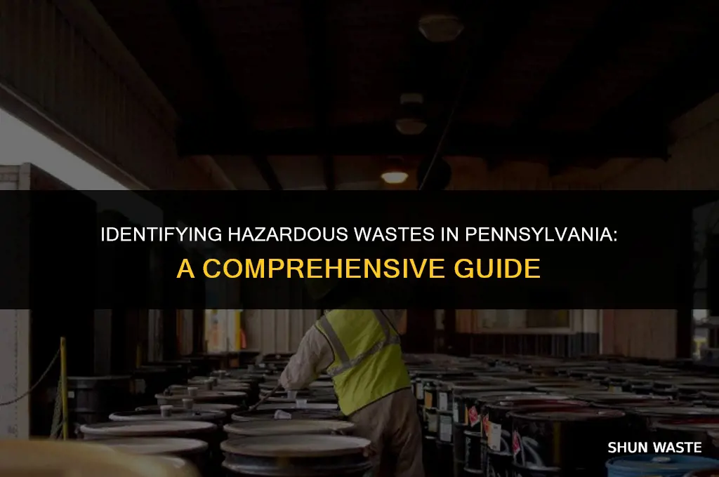 what are some hazardous wastes in pa