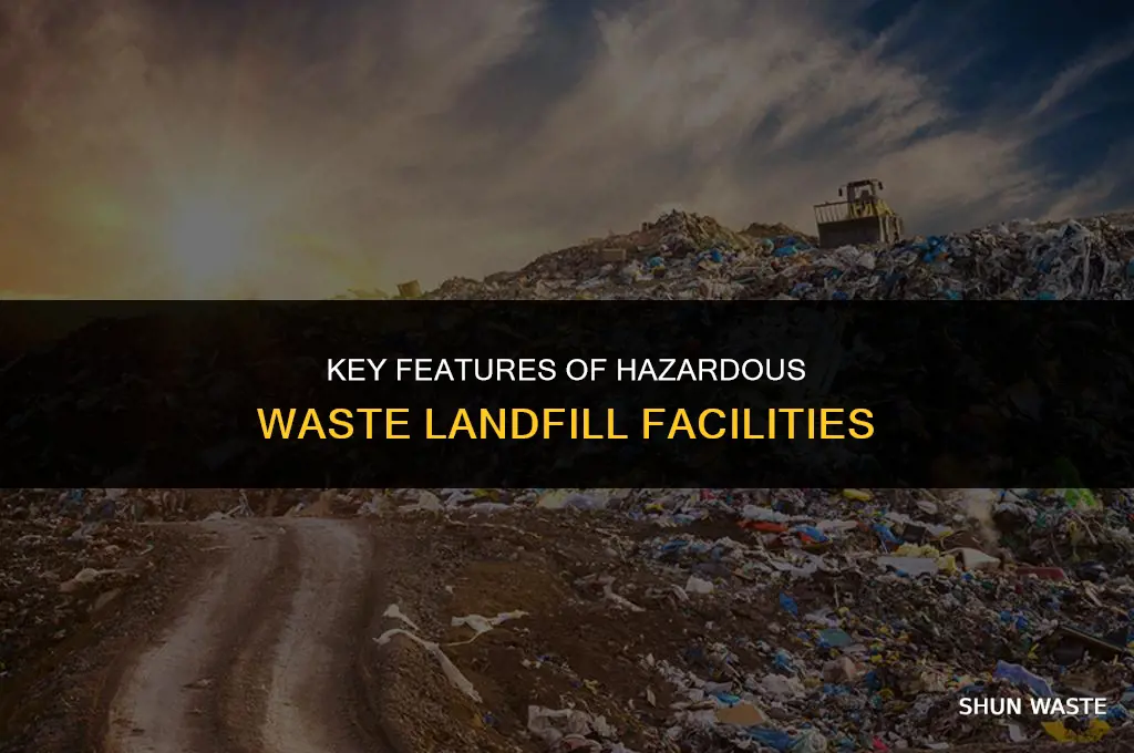 what are some main characteristics of hazardous waste land facilities