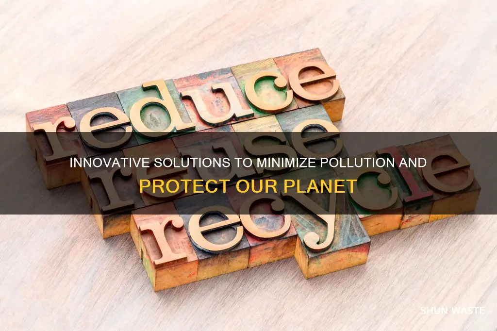 what are some ways people are minimizing pollution