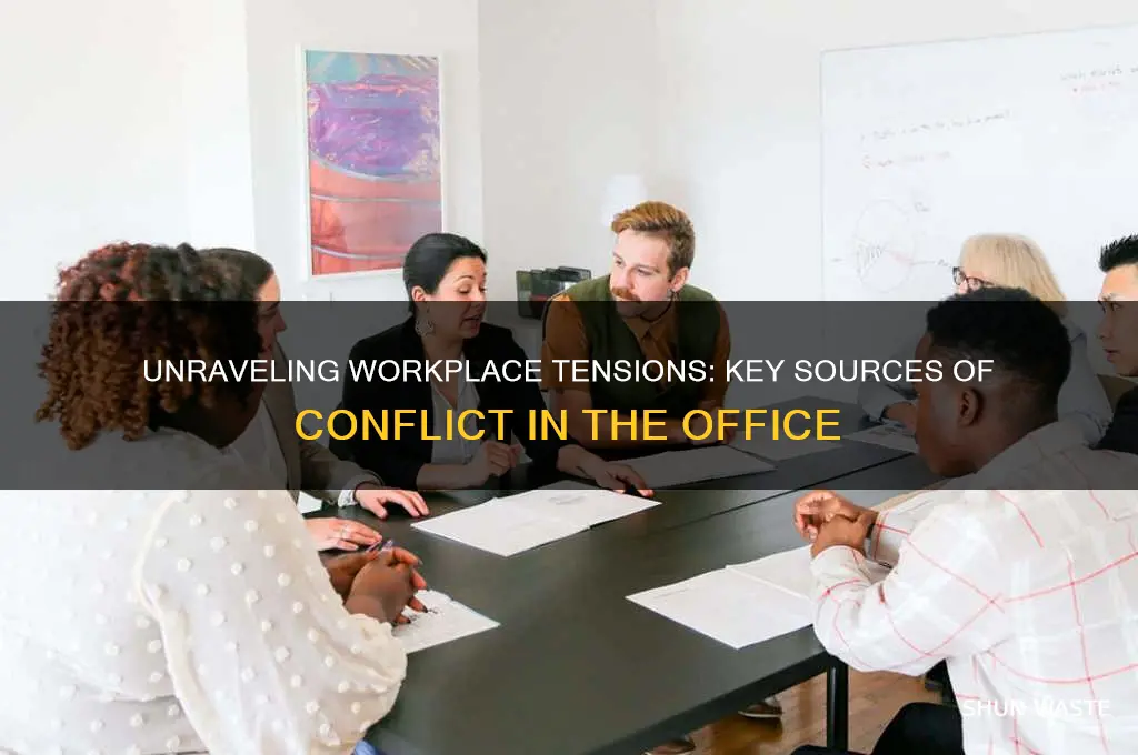 what are sources of conflict in the work environment
