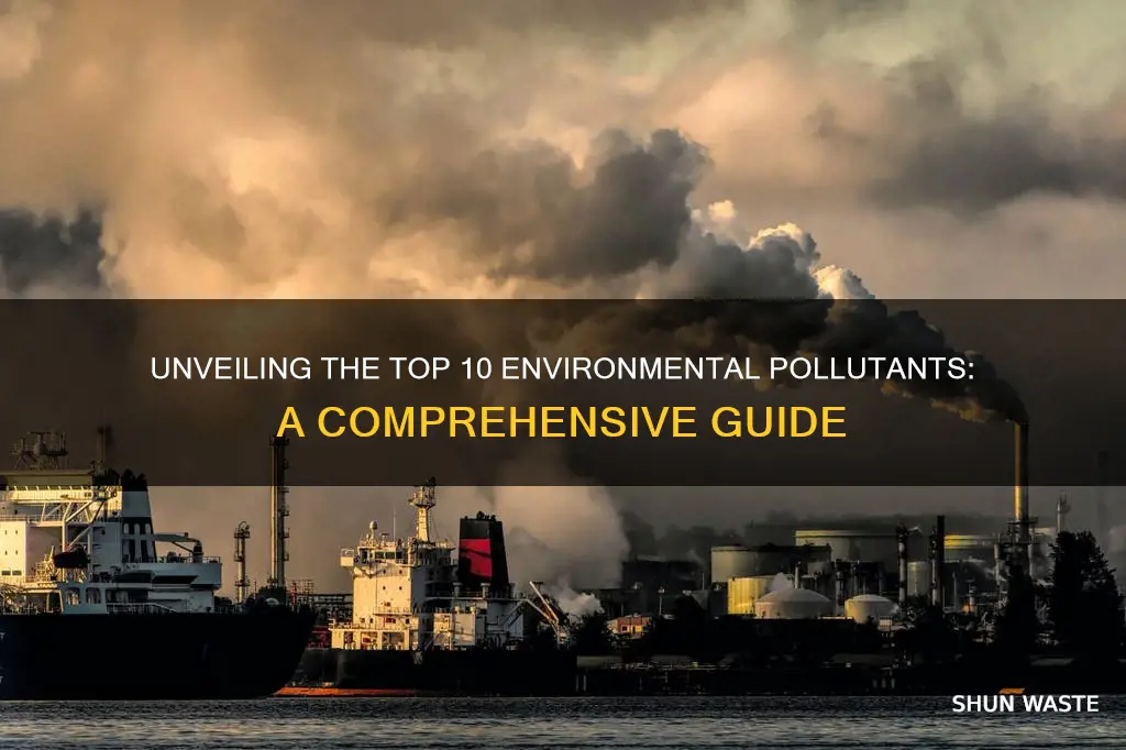 what are the 10 causes of environmental pollution