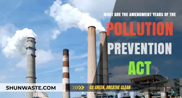 Pollution Prevention Act: Amendments Through the Years