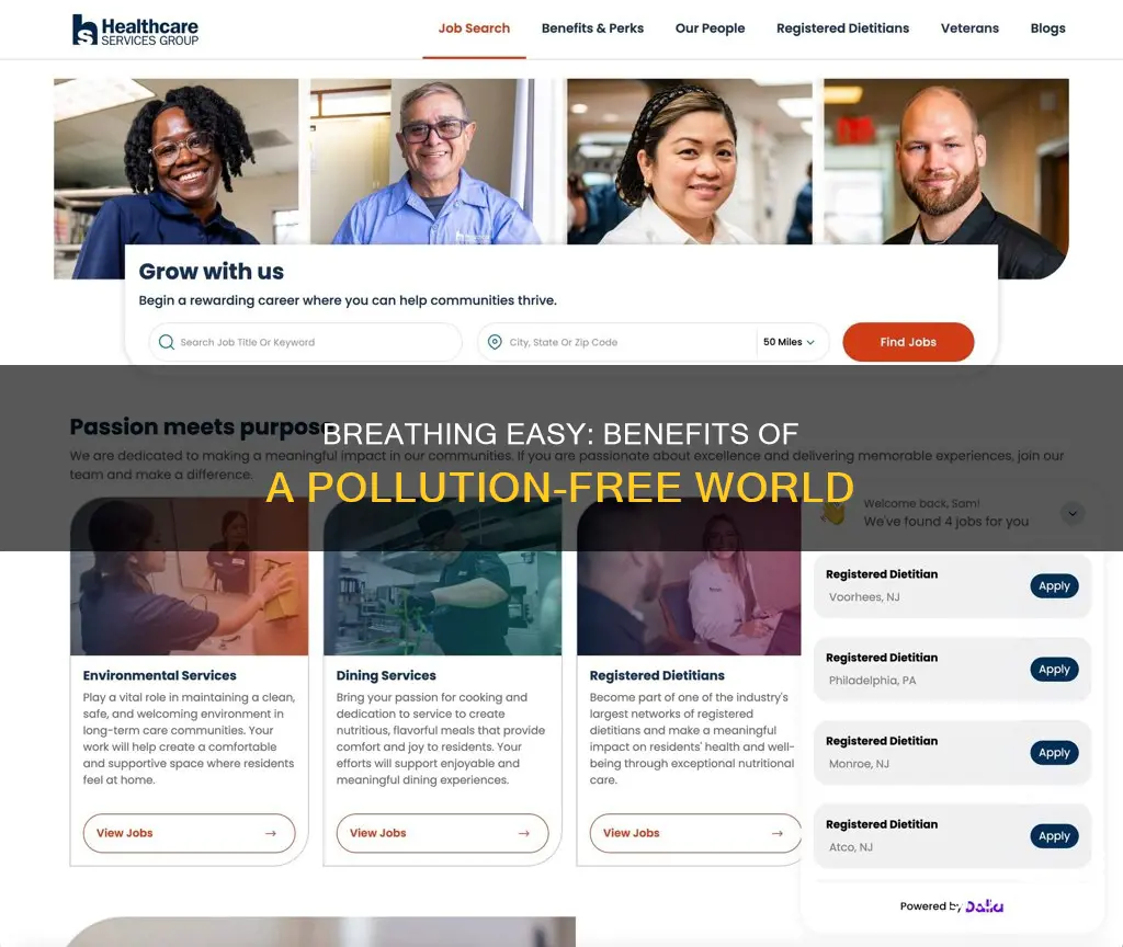what are the benefits of getting rid of pollution