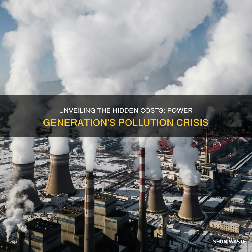 what are the cause of pollution due to power generation