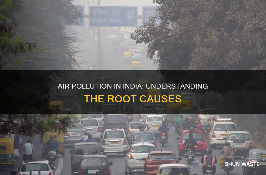 what are the causes of air pollution in india