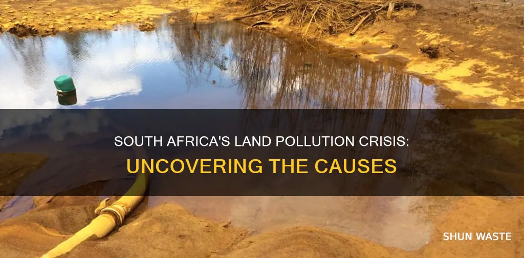 what are the causes of land pollution in south africa