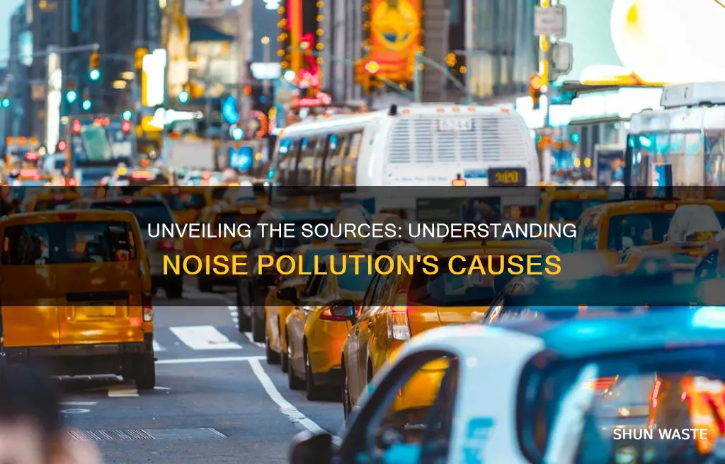 what are the causes of noise pollution in points