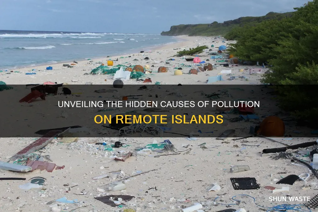 what are the causes of pollution on remote islands