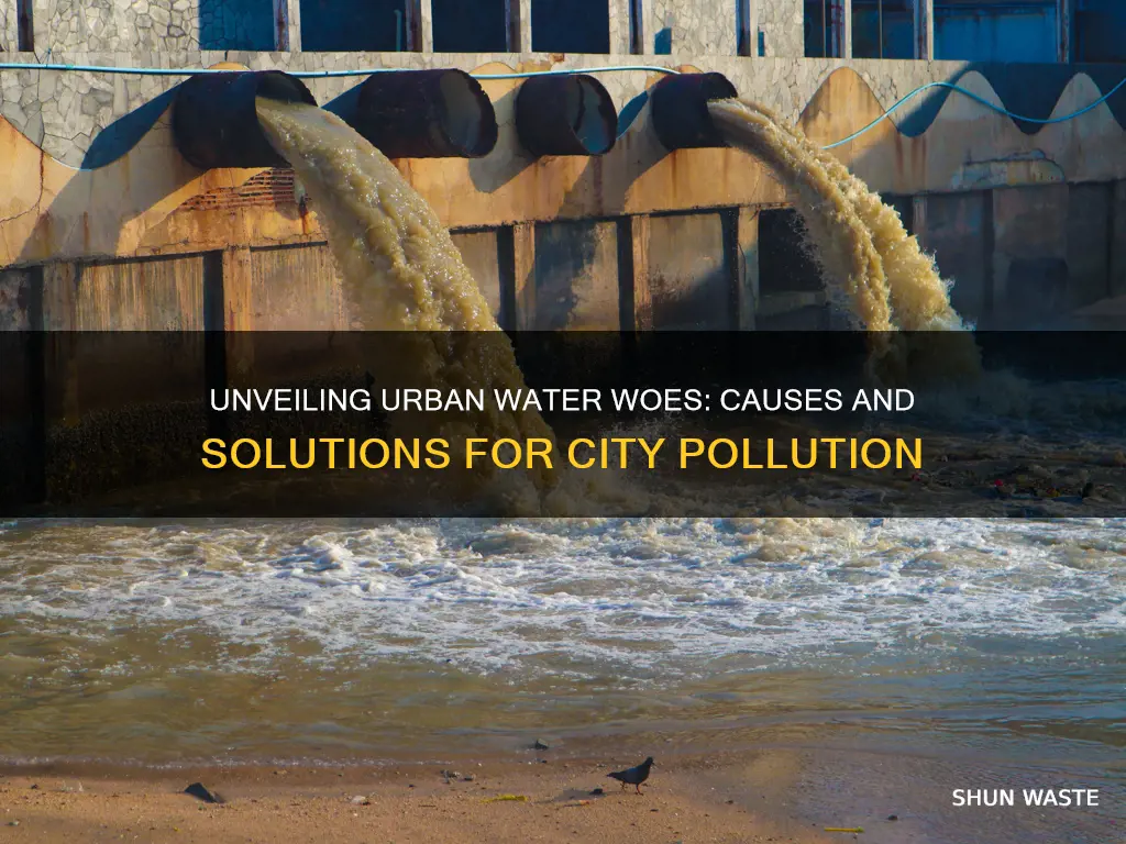 what are the causes of water pollution in cities