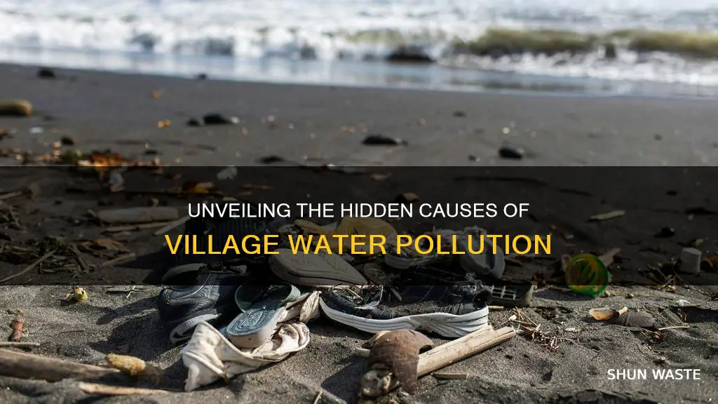 what are the causes of water pollution in villages