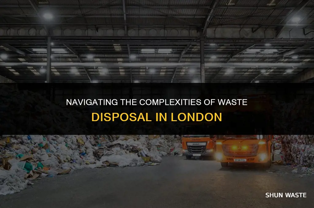what are the challenges of waste disposal in london