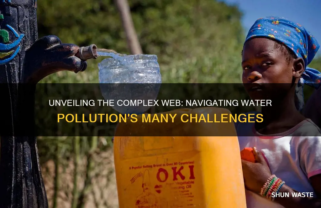 what are the challenges of water pollution