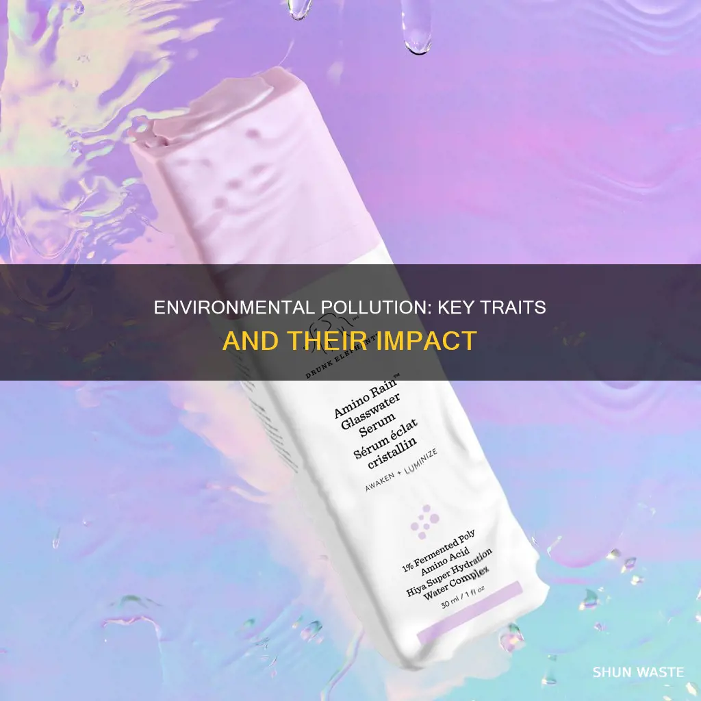 what are the characteristics of environmental pollution