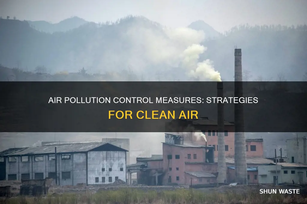 what are the control measure of air pollution