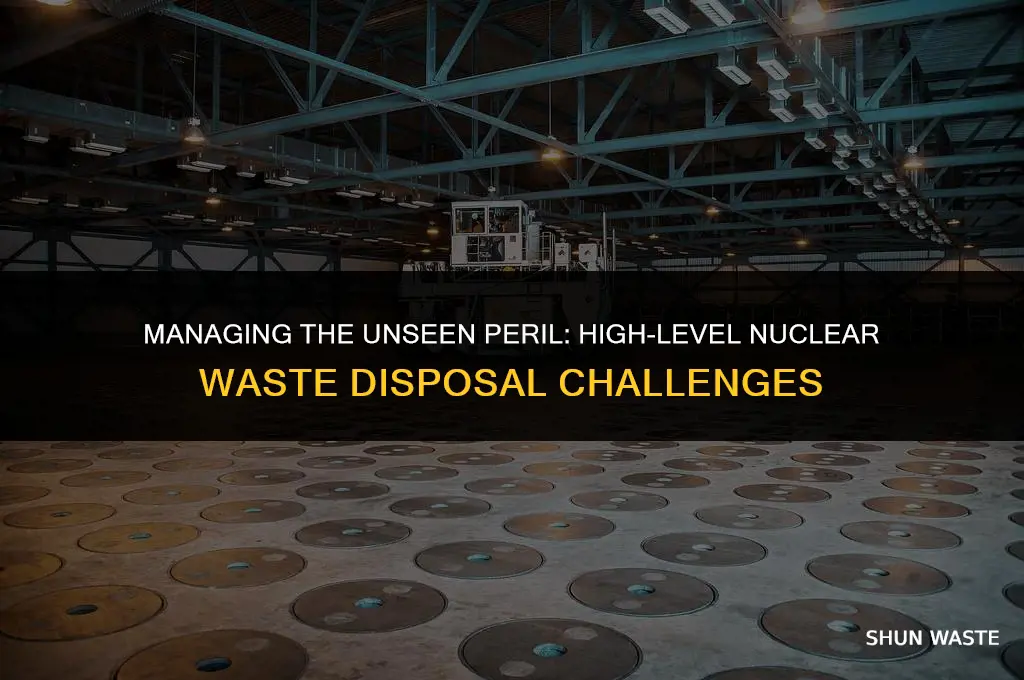 what are the disposal issues for high-level nuclear waste