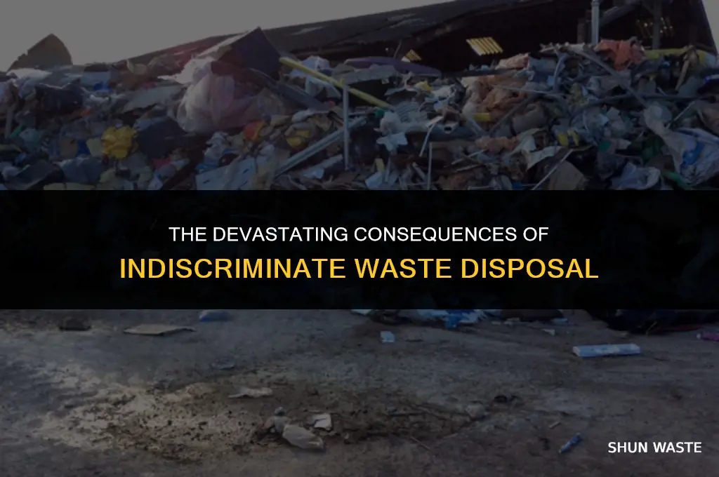 what are the effect of indiscriminate waste disposal