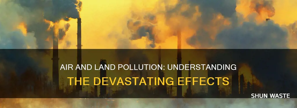what are the effects of air and land pollution
