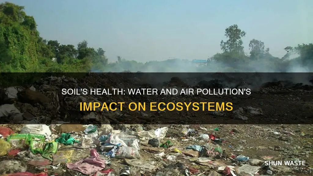 what are the effects of soil water and air pollution