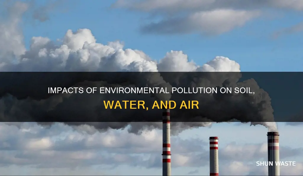 what are the effects of soil water and air pollution