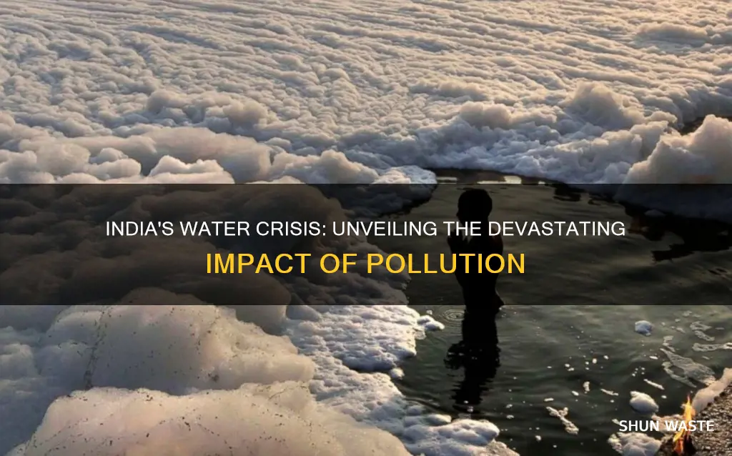 what are the effects of water pollution in india