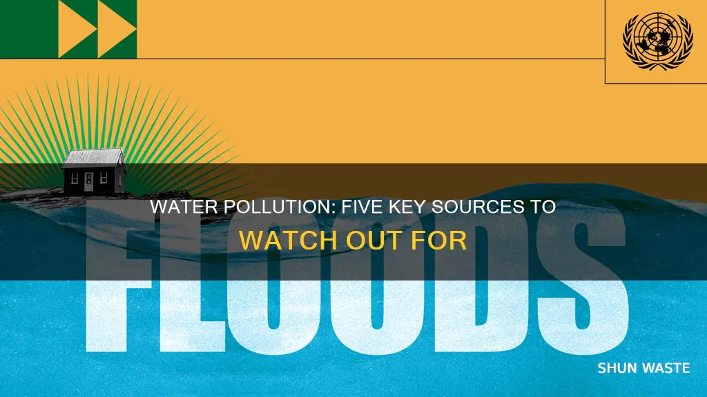 what are the five sources of water pollution