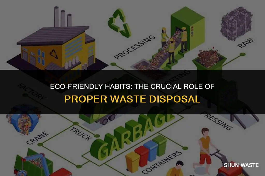what are the importance of proper waste disposal