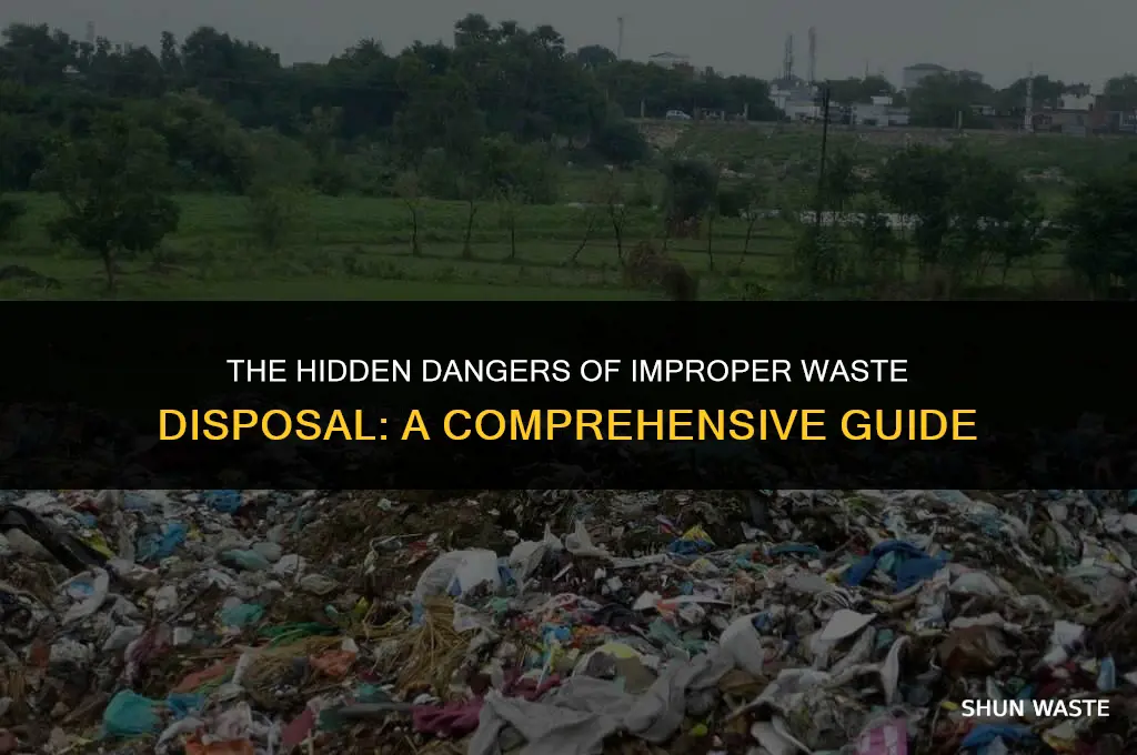what are the improper waste disposal