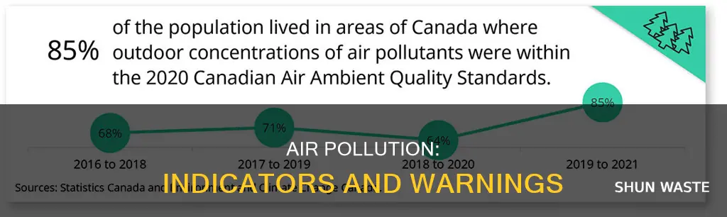 what are the indicators of air pollution