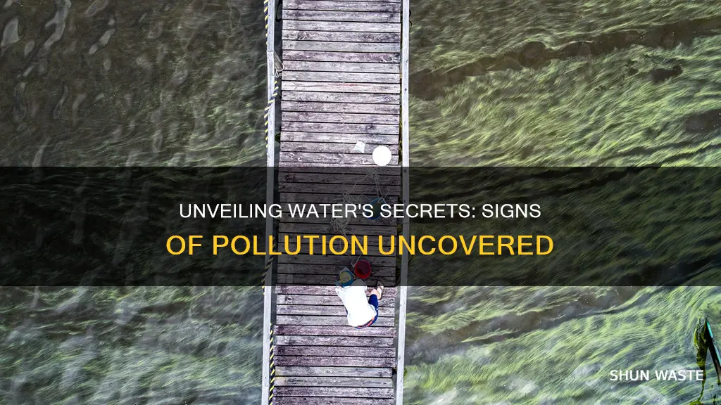 what are the indicators of water pollution