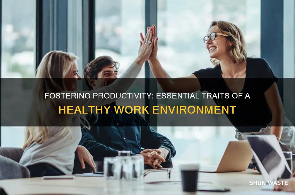 what are the key characteristics of a healthy work environment