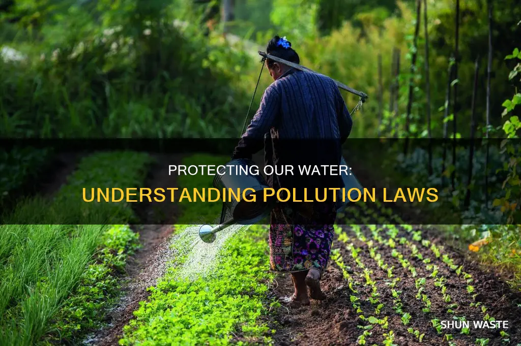 what are the laws for protecting from water pollution