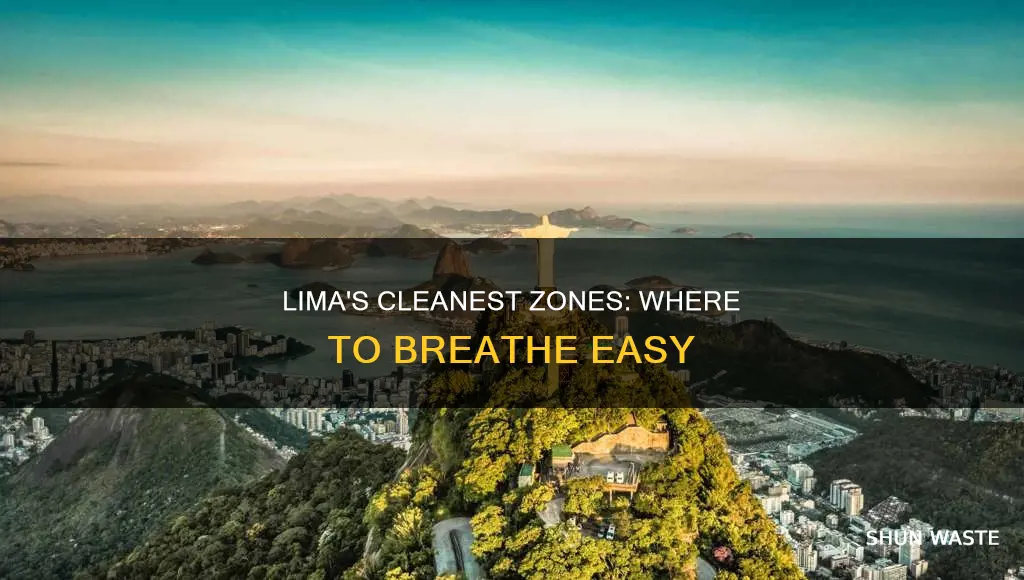 what are the least polluted areas of lima