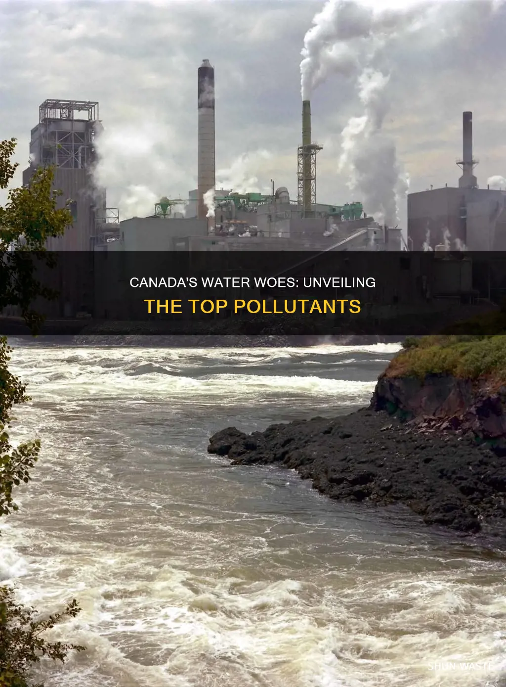 what are the main causes of water pollution in canada