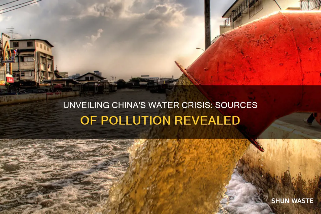 what are the main causes of water pollution in china