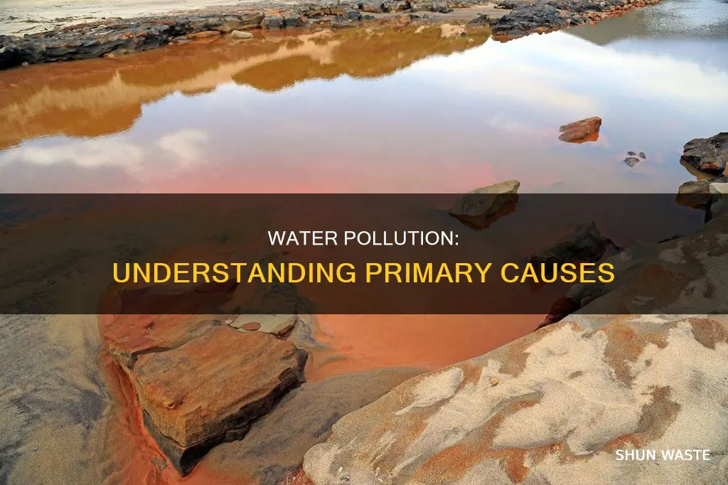 what are the main causes of water pollution in points