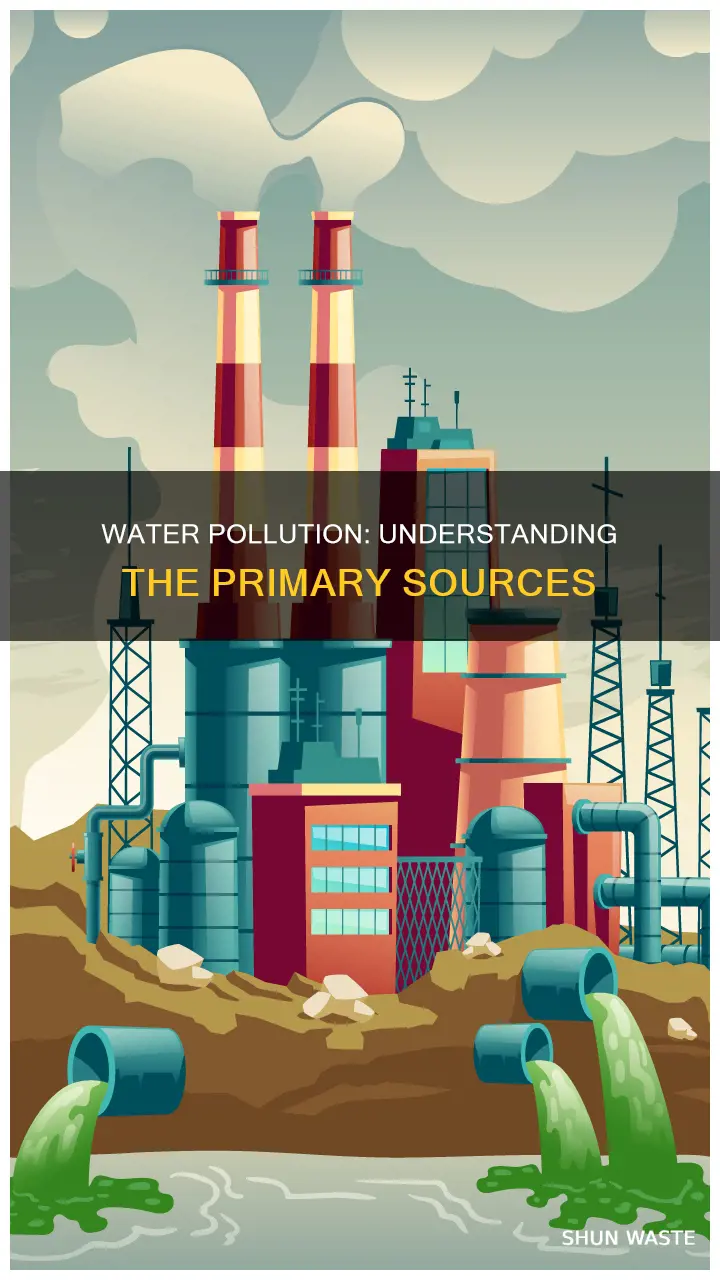what are the main source of water pollution
