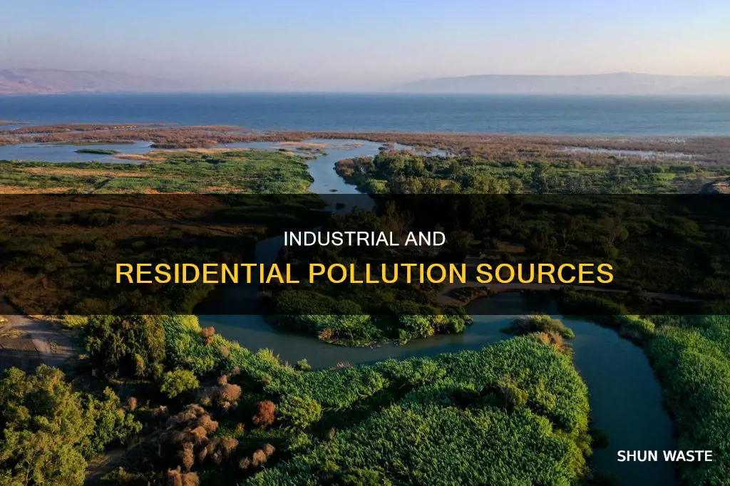 what are the main sources of land and air pollution