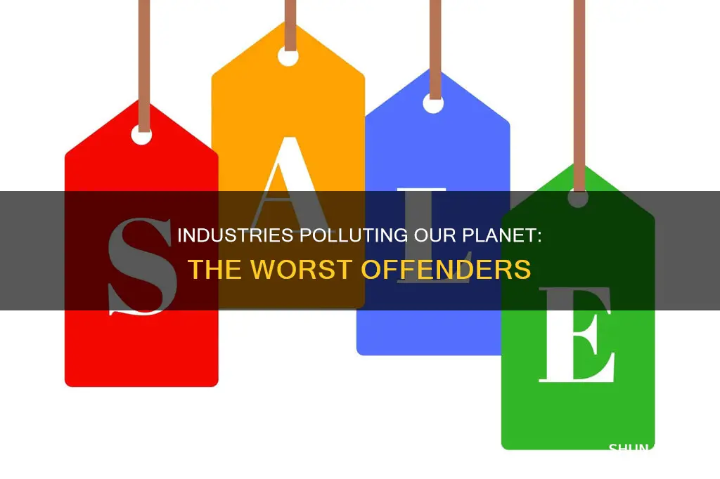 what are the most polluting industries in the world
