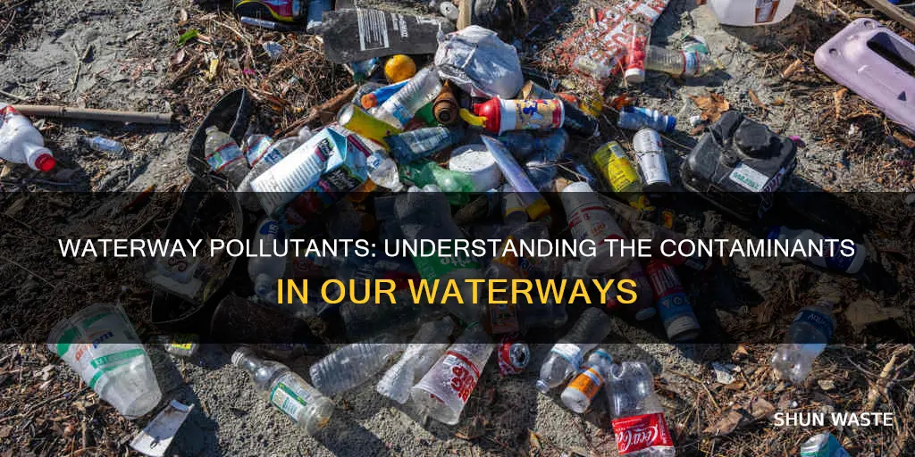 what are the pollutants found in the waterway