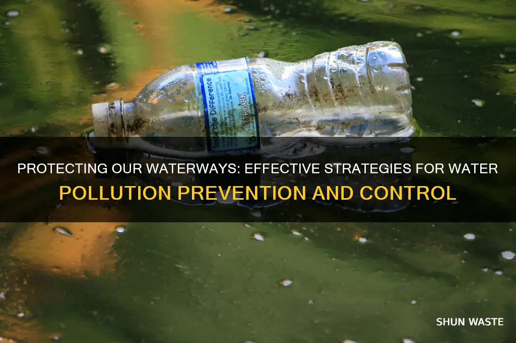 what are the prevention and control of water pollution