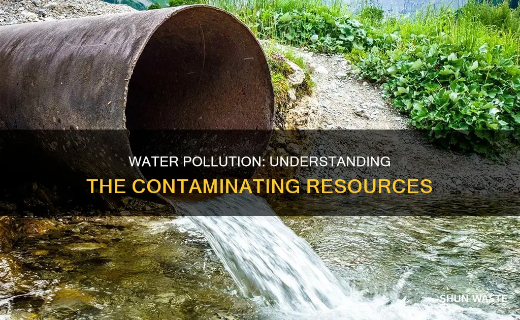 what are the resources of water pollution