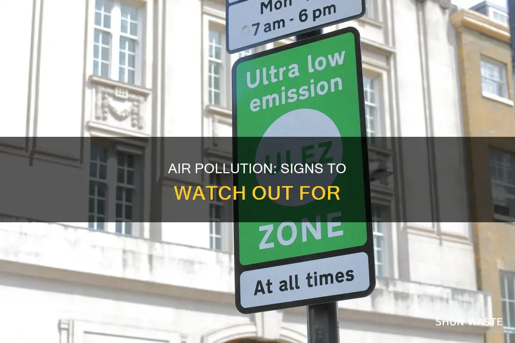 what are the signs of air pollution