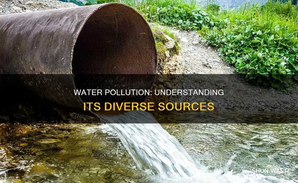 what are the sources of water pollution explain in detail