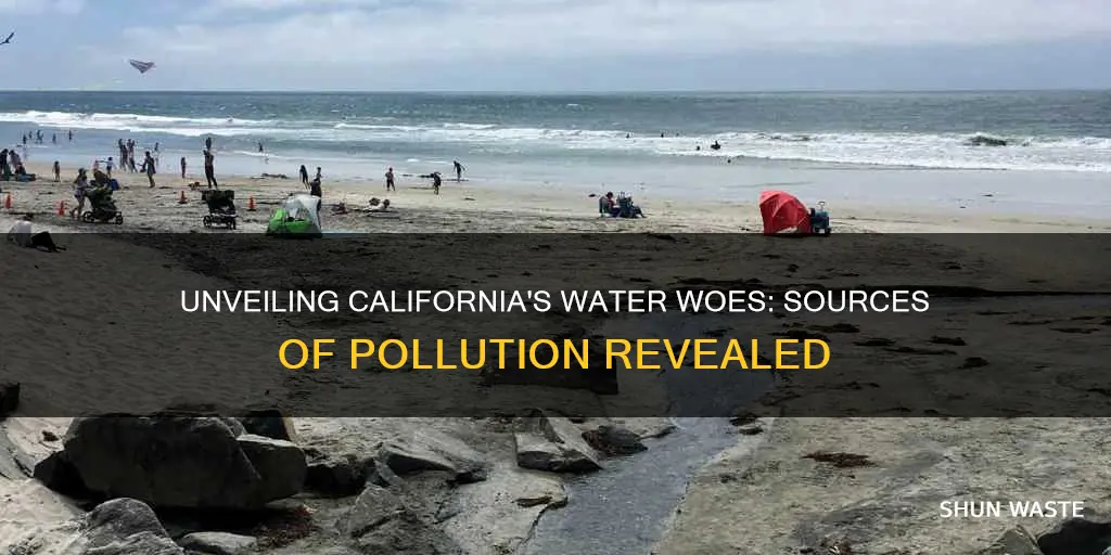 what are the sources of water pollution in california