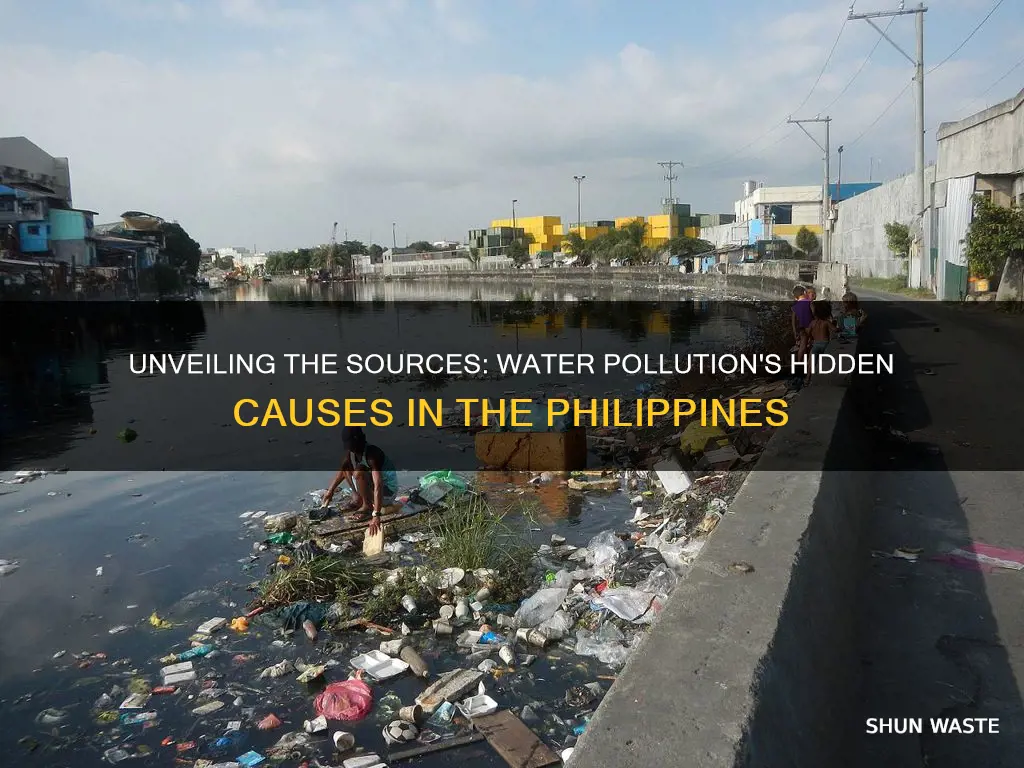 what are the sources of water pollution in the philippines